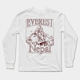Everest base camp Long Sleeve T-Shirt